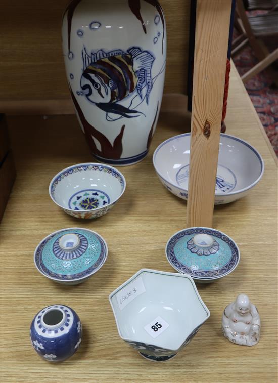 A collection of Oriental ceramics